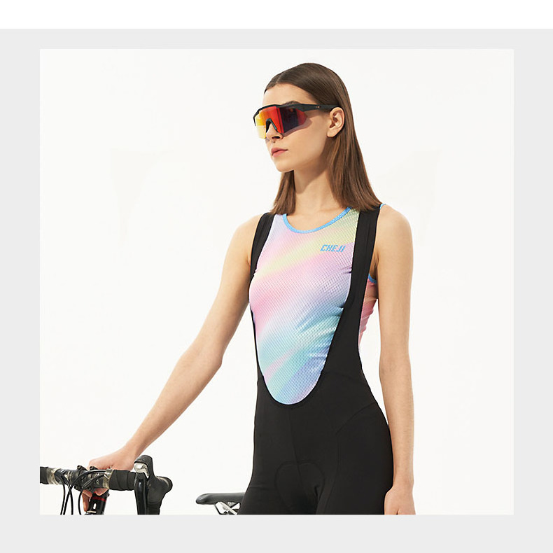 Women Cycling Base Layer Road Bike Mesh Vented Cycling Jersey Breathable Quick-Dry Bicycle Clothing Cycling Jersey Vest