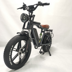 Electric bike fat tire 20 inch 750W/48v motor 14.5ah48v 21700 Korean battery hydraulic brakes fast electric bicycle Fat ebike