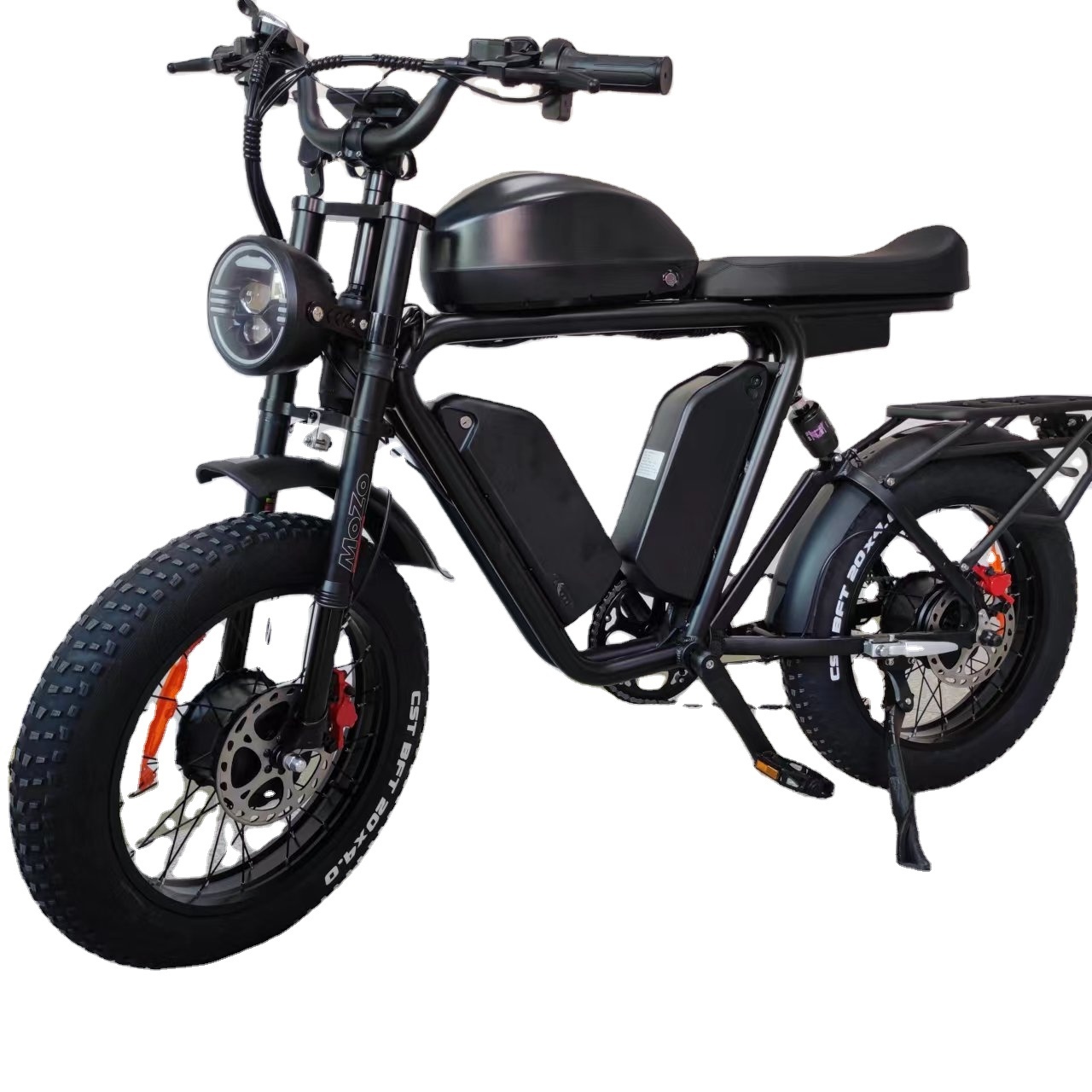 20 Inch Dual Motor Three Battery 52V  MTB 1000W*2 70Ah  Fat Tire Full Suspension Off Road Ebike