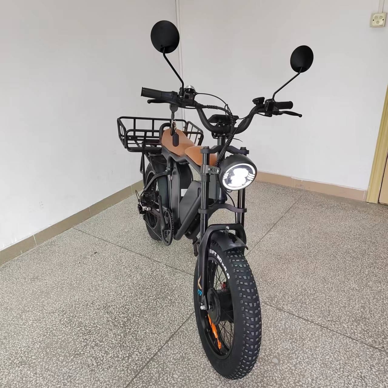 Cargo Fat Bike Electric Dual Motor 2000W 44 Ah 48v 55kmh Full Suspension Oil Brake long range  Fast Delivery ELECTRIC CARGO BIKE