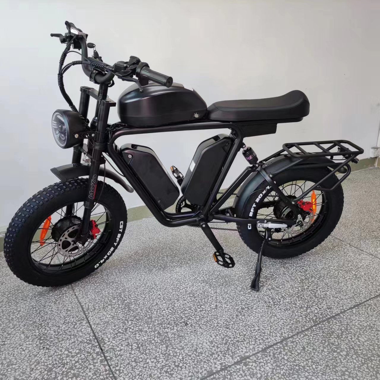 20 Inch Dual Motor Three Battery 52V  MTB 1000W*2 70Ah  Fat Tire Full Suspension Off Road Ebike