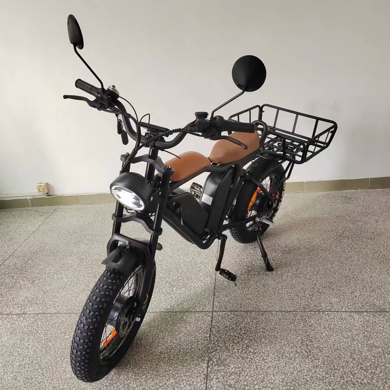 Cargo Fat Bike Electric Dual Motor 2000W 44 Ah 48v 55kmh Full Suspension Oil Brake long range  Fast Delivery ELECTRIC CARGO BIKE