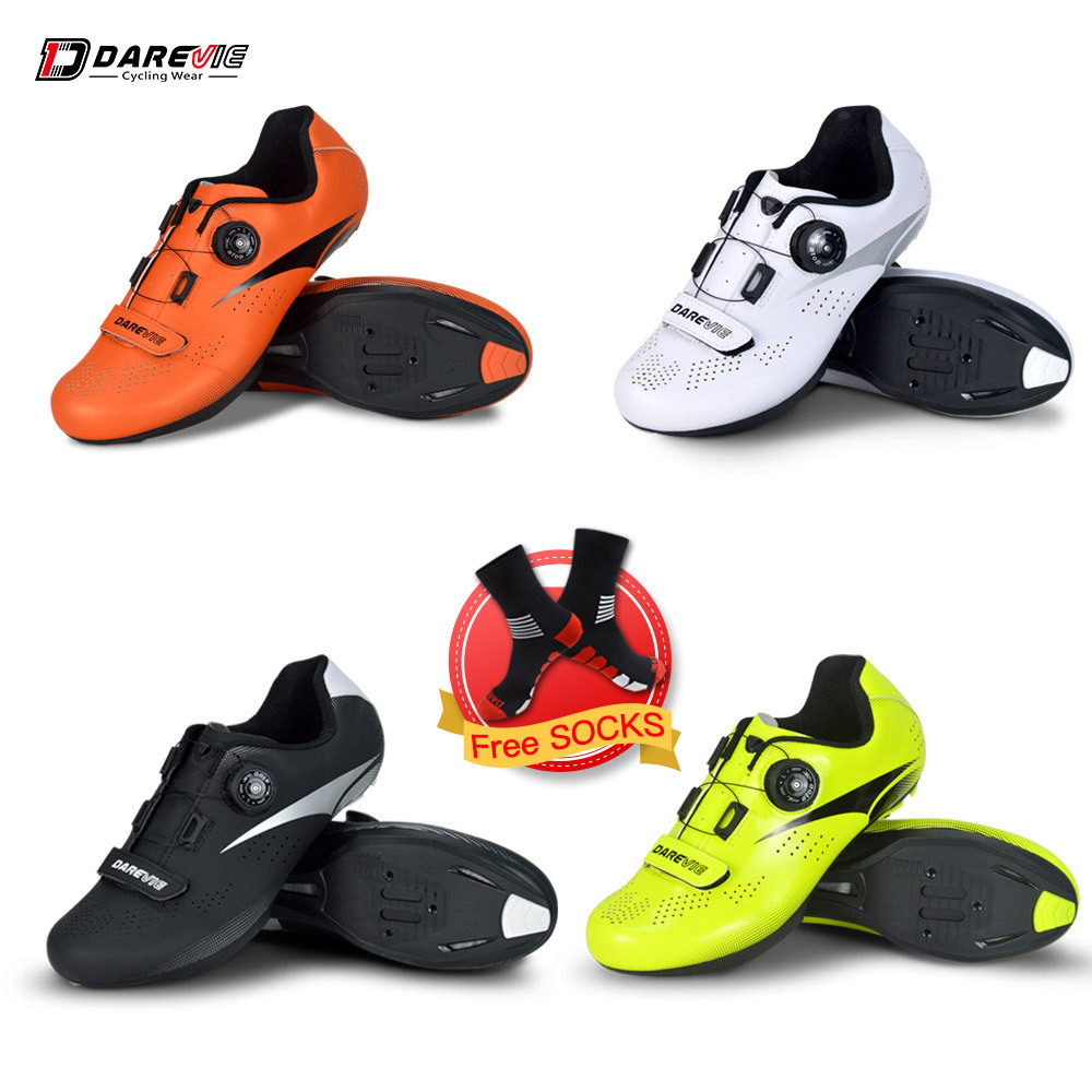 Wholesale Waterproof Light Shoes Running Cycling Mtb Bike Sports Cilpless Cleats Cycling Shoes Rack Winter Parts Silver Triatlon