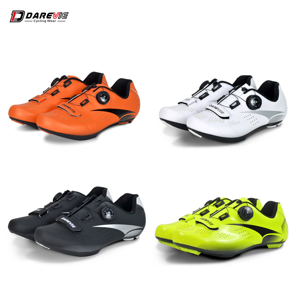 Wholesale Waterproof Light Shoes Running Cycling Mtb Bike Sports Cilpless Cleats Cycling Shoes Rack Winter Parts Silver Triatlon