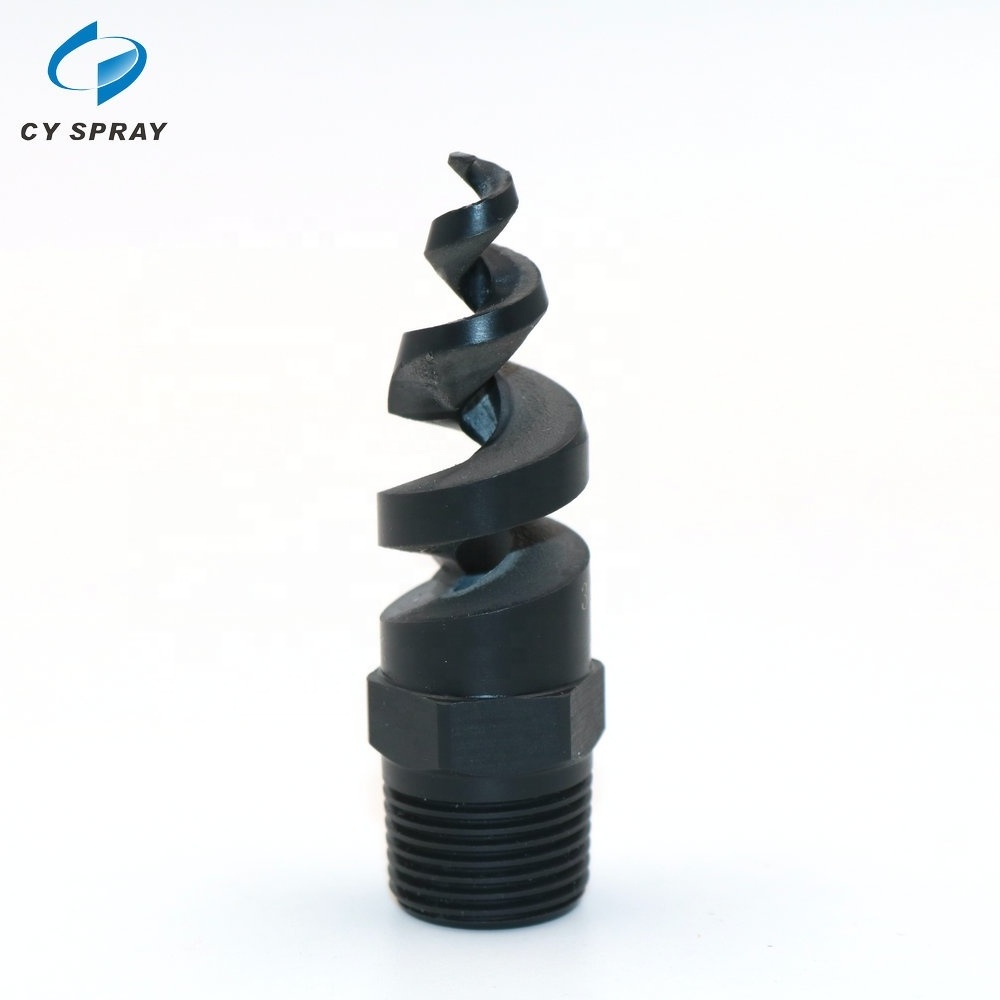 Hot Sale PP/PVC Spiral Nozzle Full Cone Hollow Cone Spiral Nozzle For Water Aeration