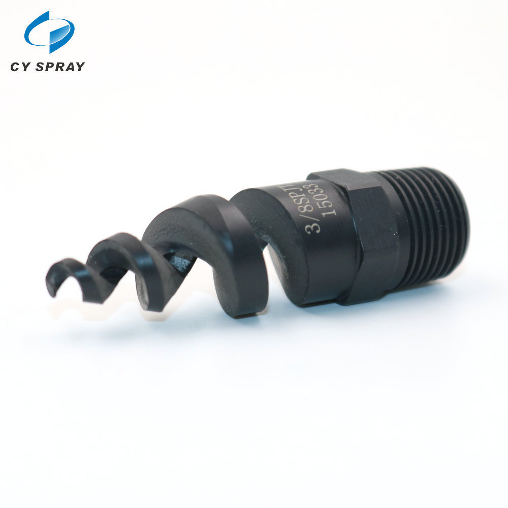 Hot Sale PP/PVC Spiral Nozzle Full Cone Hollow Cone Spiral Nozzle For Water Aeration