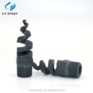 Hot Sale PP/PVC Spiral Nozzle Full Cone Hollow Cone Spiral Nozzle For Water Aeration