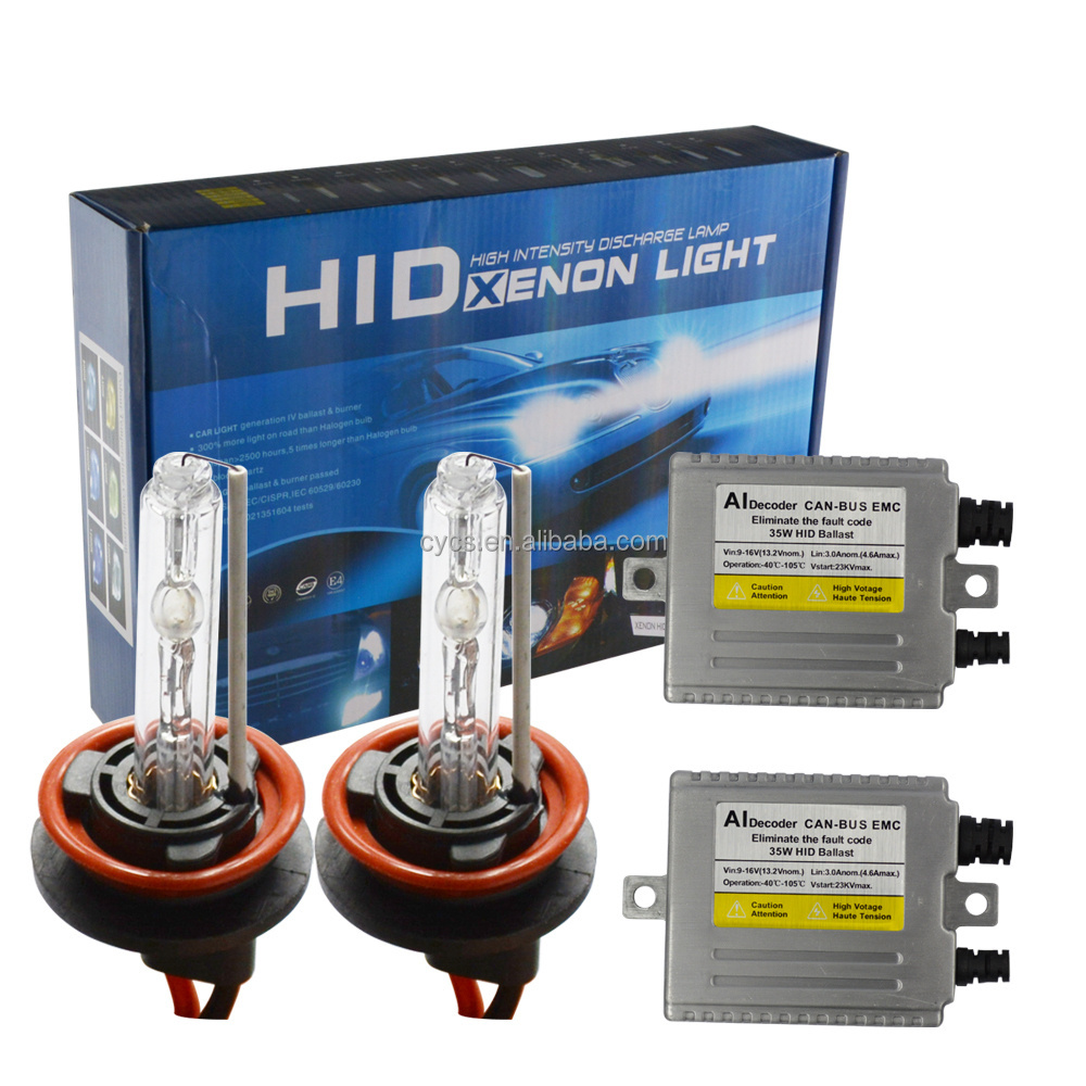 h11 hid xenon auto lights bulbs slim ballast canbus 35w ac 12v Hid Kit Canbus Hid Xenon Slim Digital Hid Ballast Kit With Canbus