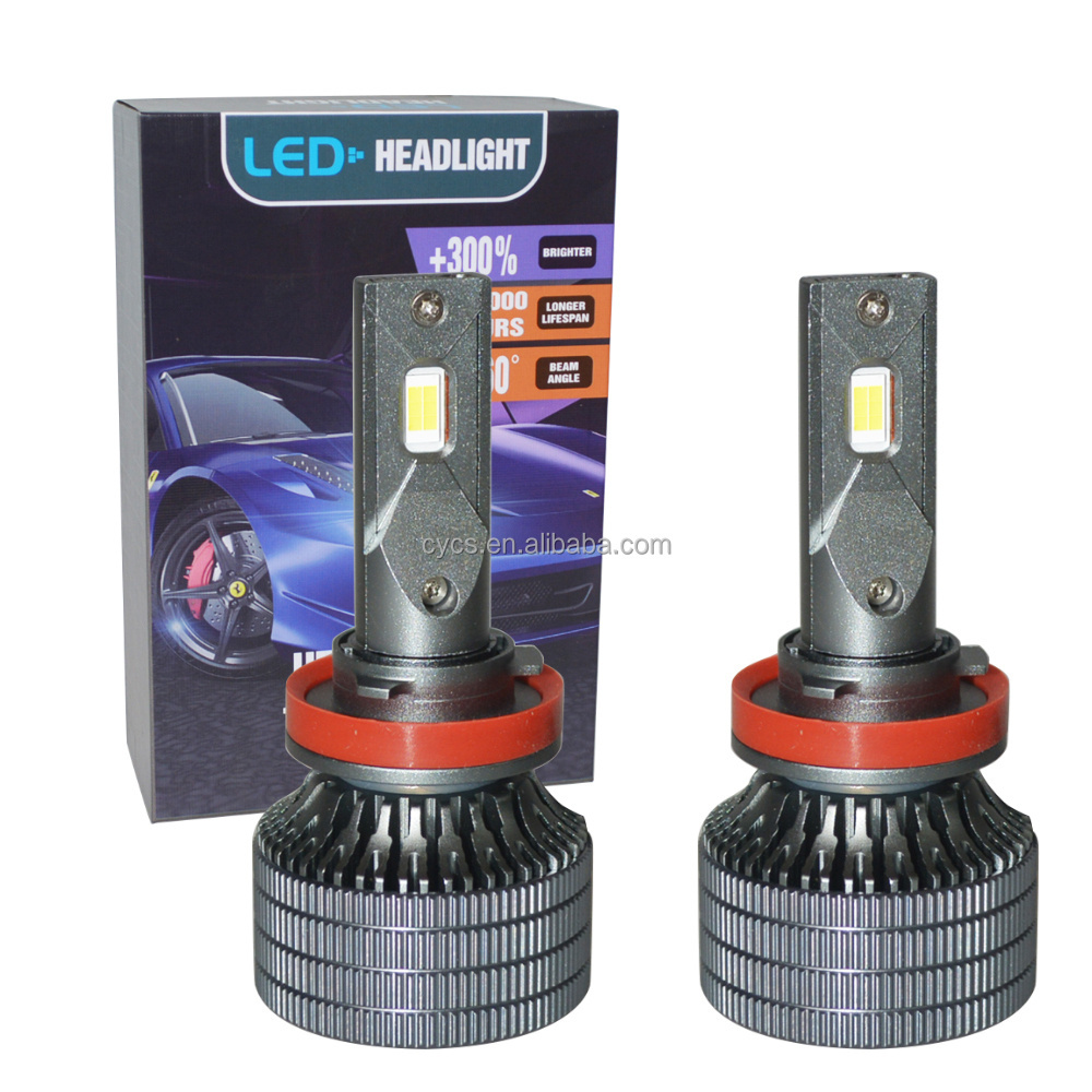 C1 9-60V 3570 6000K h1 h4 h7 H11 9005 9006 9012 d2h car fog light auto head lamp Single copper tube  led headlight bulb