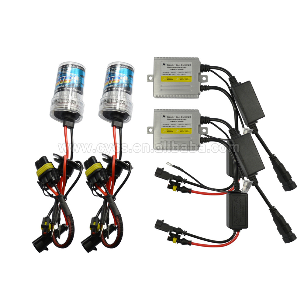 h11 hid xenon auto lights bulbs slim ballast canbus 35w ac 12v Hid Kit Canbus Hid Xenon Slim Digital Hid Ballast Kit With Canbus