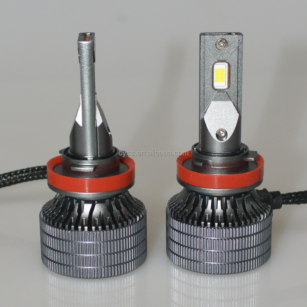 C1 9-60V 3570 6000K h1 h4 h7 H11 9005 9006 9012 d2h car fog light auto head lamp Single copper tube  led headlight bulb