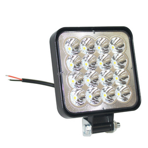 85mm 9-30V  3030 16 LED Work Light Car LED Light DRL headlamp High Power 48W Led Work Light 4x4 Square Truck Offroad Spotlight