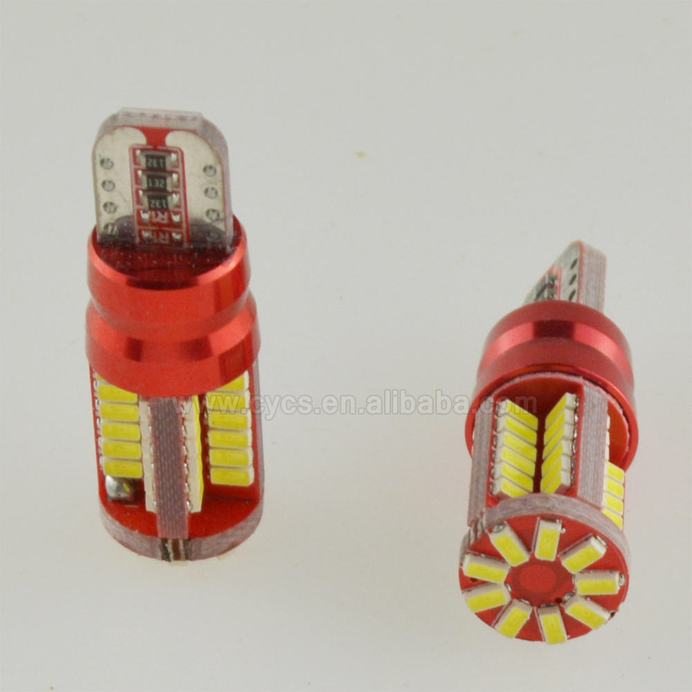 T10 car led park light bulb width interior canbus lamp 194 186 W5W T10 57smd 57led 4014 auto led wedge bulb