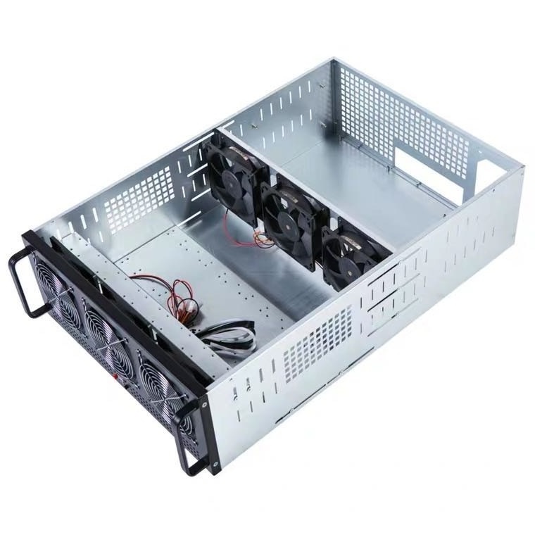 Server Case 8 GPU Open Air Server Frame Rig Graphics Case New Computer Power