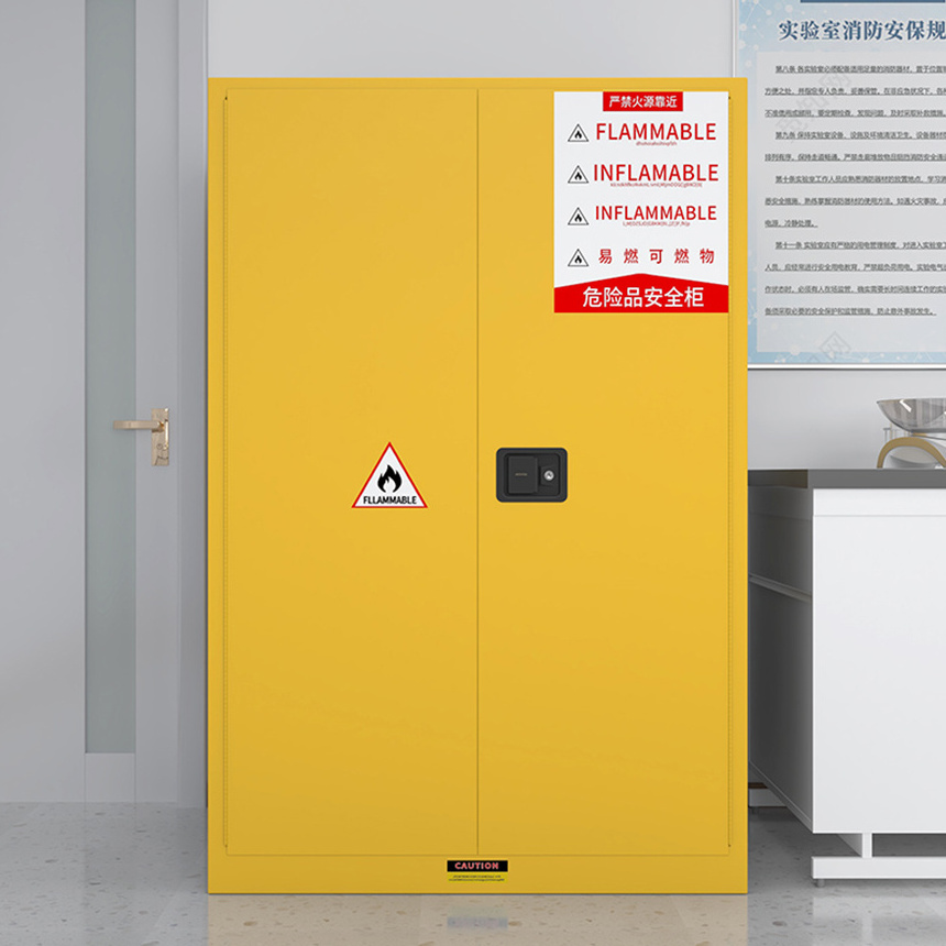 Industrial Chemical Safety Cabinet 90 Gallon Laboratory Flammables Paint Storage Cabinet Weak Acid Weak Alkali Cabinet