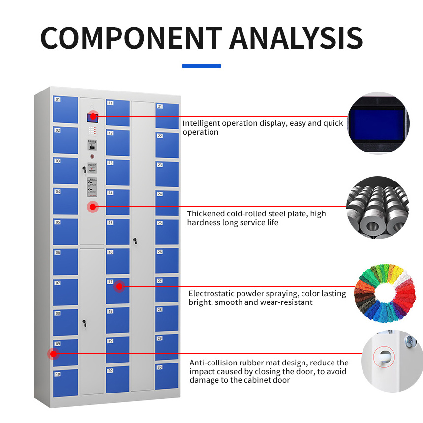 Metal Storage Cabinet Locker Personal Phone Storage Premium Customized Smart phone Lockers