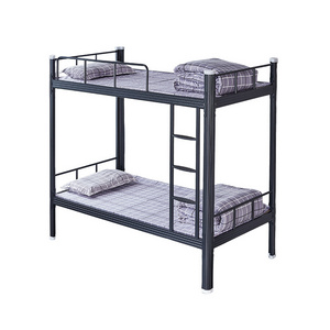 Heavy Duty Double Layer Staff Dormitory Steel Bank Bed Use for school