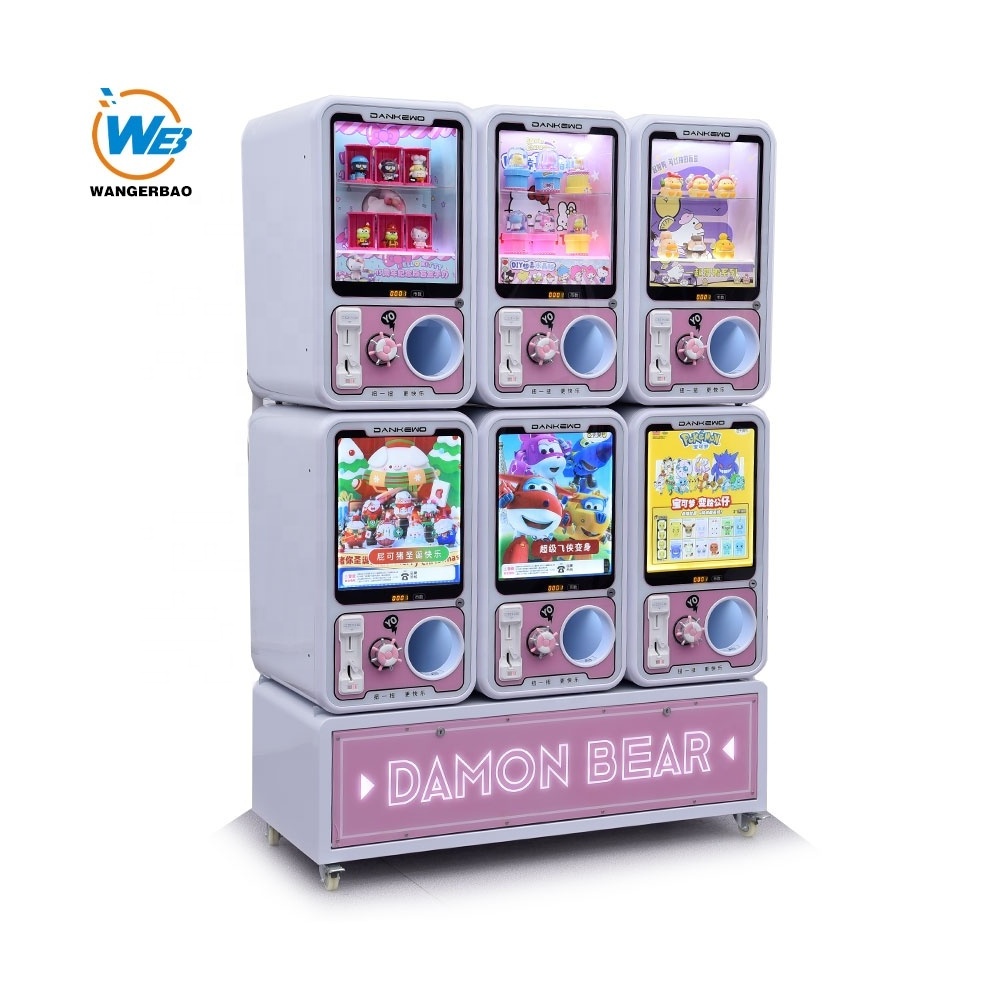 Factory 2023 Hot Sale Arcade Coin Operated Gashapon Toy Vending Equipment For Kids Games Machine Capsule Gacha Gashapon Machines