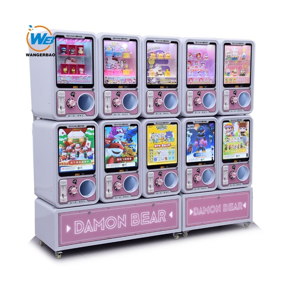 Factory 2023 Hot Sale Arcade Coin Operated Gashapon Toy Vending Equipment For Kids Games Machine Capsule Gacha Gashapon Machines