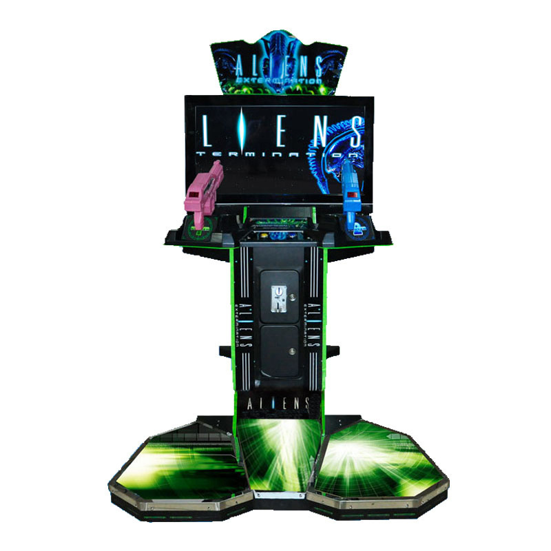 Shooting Gun Arcade Game Machine coin operated games For Sale aliens 2 player shooting game