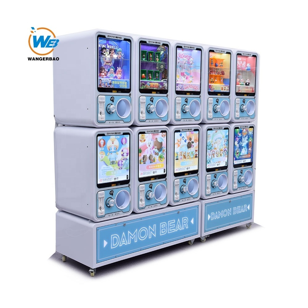 Factory 2023 Hot Sale Arcade Coin Operated Gashapon Toy Vending Equipment For Kids Games Machine Capsule Gacha Gashapon Machines