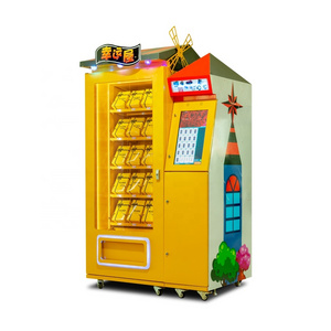 Lucky House self service vending machine automatic sell drinks juice foods fruit coin accept and bill accept