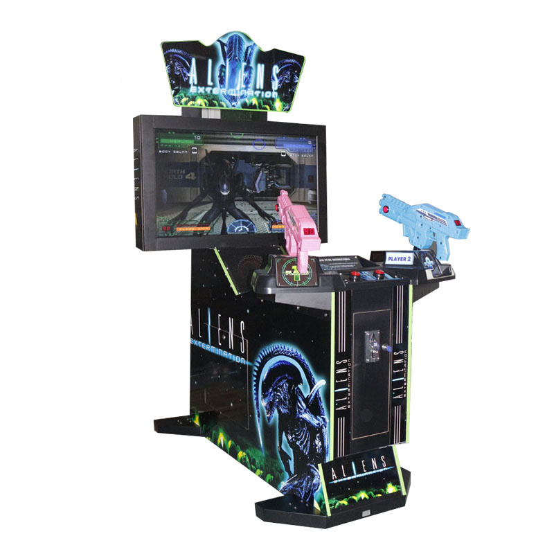 Shooting Gun Arcade Game Machine coin operated games For Sale aliens 2 player shooting game