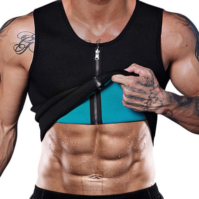 Workout Tank Top Slimming Sauna Vest Men Sauna Thermo Sweat Waist Trainer Vest Neoprene Sauna Suit for Men