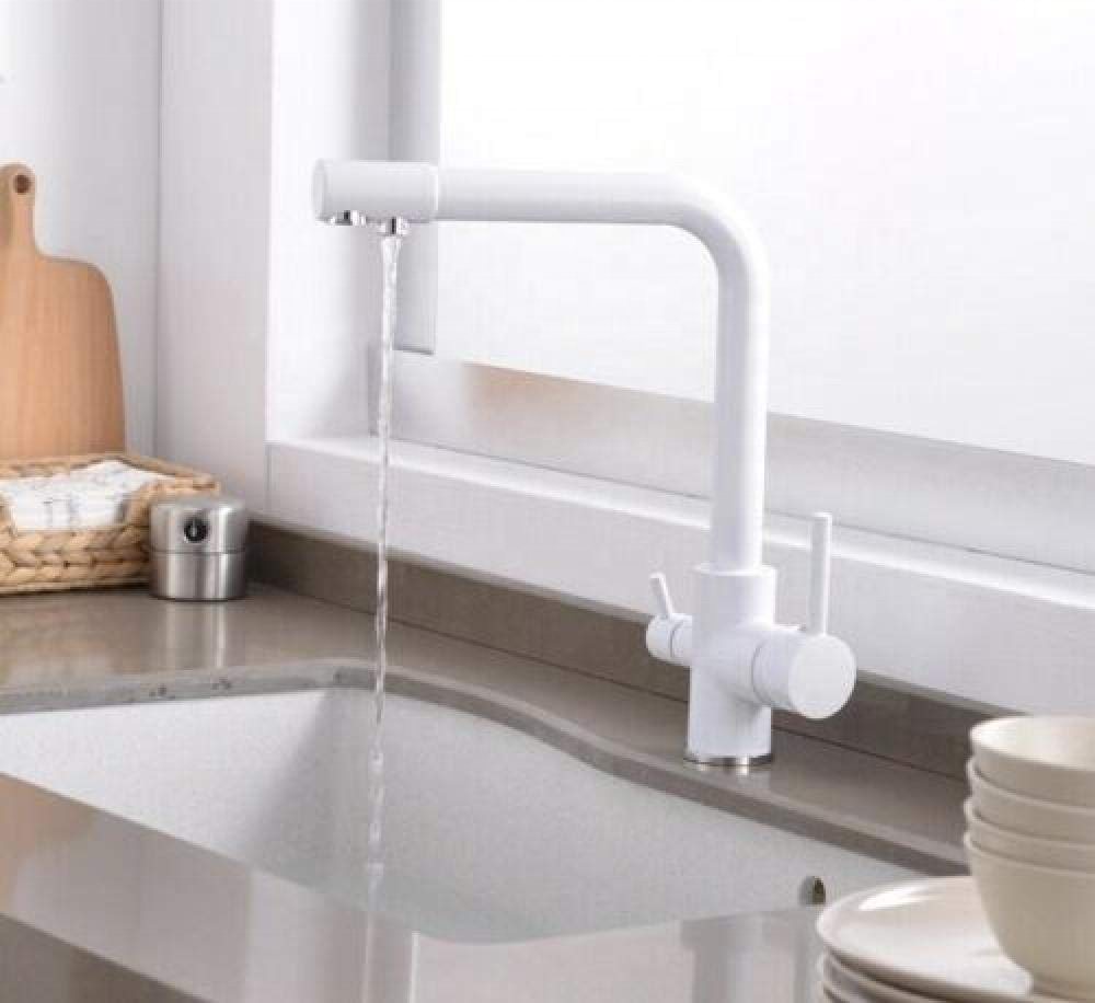 CYEN 2024 new arrivals kitchen hot and cold water drinking water directly white color kitchen water 3 ways kitchen sink faucet