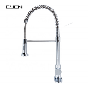 CYEN 2024 New Style Commercial Kitchen Sink Faucet Single Lever Pull Down Sprayer Kitchen Faucet