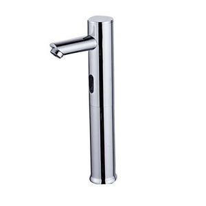 CYEN Automatic Induction Copper Smart Touchless Hands Free Public Bathroom Mixer Faucet Sensor Basin Tap