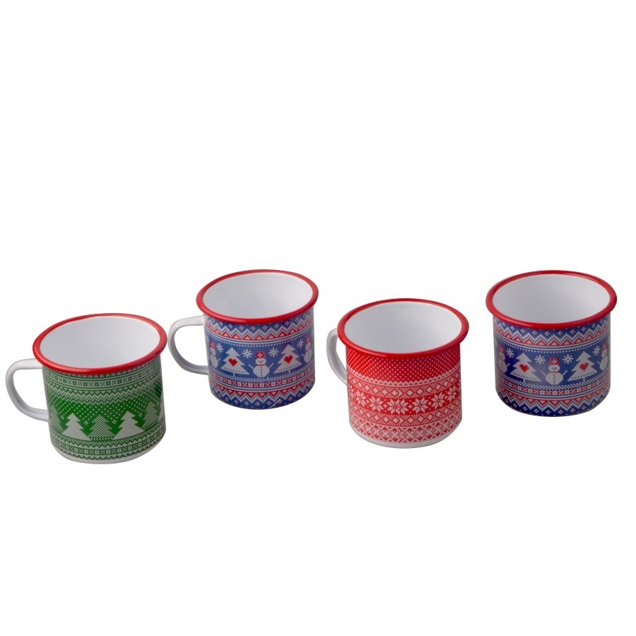 Good Reputation Metal Enamel Cups Enamel Drinking Cup Porcelain Enamel Coffee Mugs