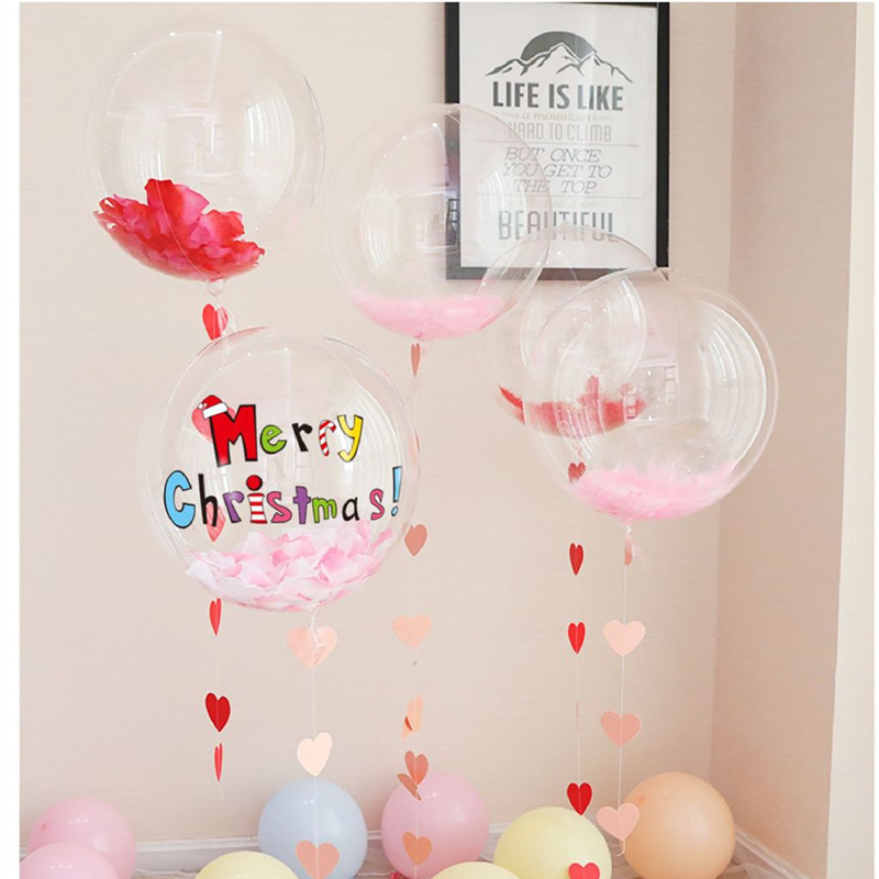 Merry Christmas Letters Stickers Christmas BOBO Balloon Stickers Wall Decals Window Clings Happy New Year Letters Xmas Decors