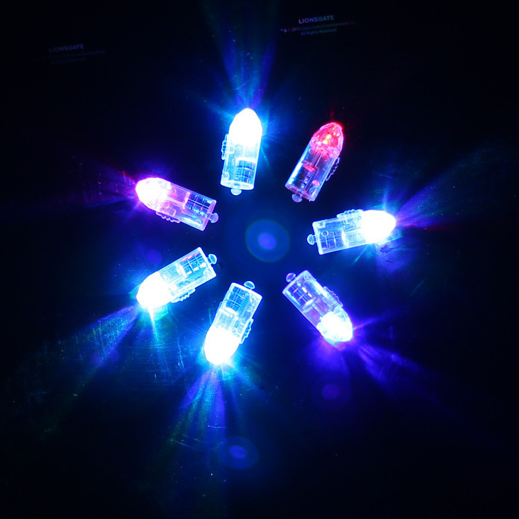 2024 Stick Beams Rings Glow Toys Shiny Led Finger Lights Bullet Mini Party Light