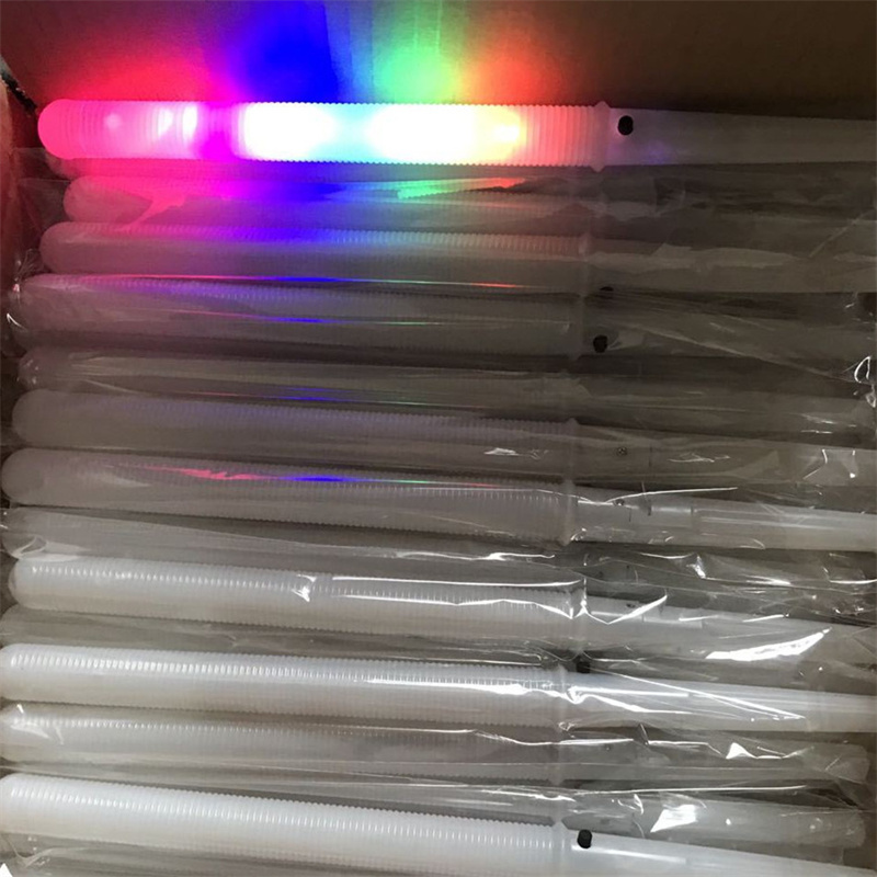 Led Luminous Sticks Party Rave Foam Glow Stick Rgb Fluorescent Dark Light for Bar Wedding Birthday Festival Supplies Accessories