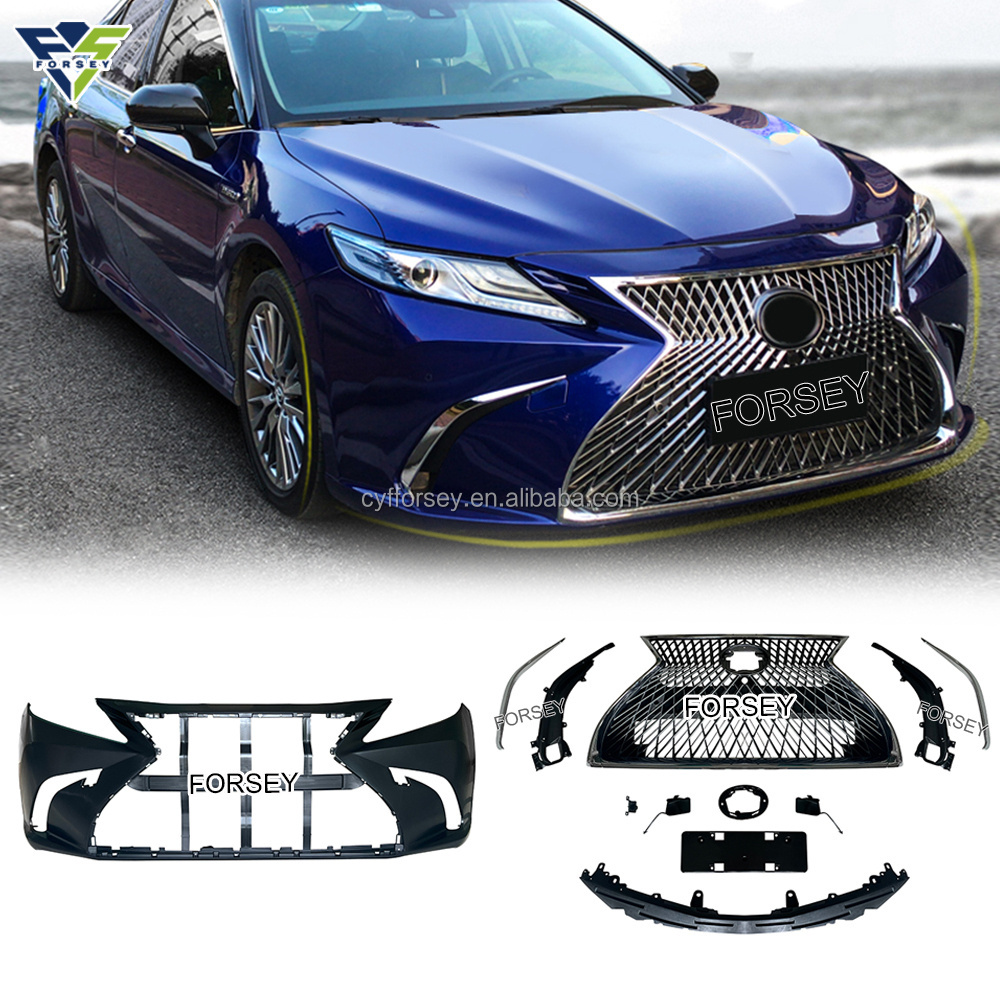 Facelift for 2018-2020 Camry upgrade to Lexus LS model Body kit include front bumper assembly accessories