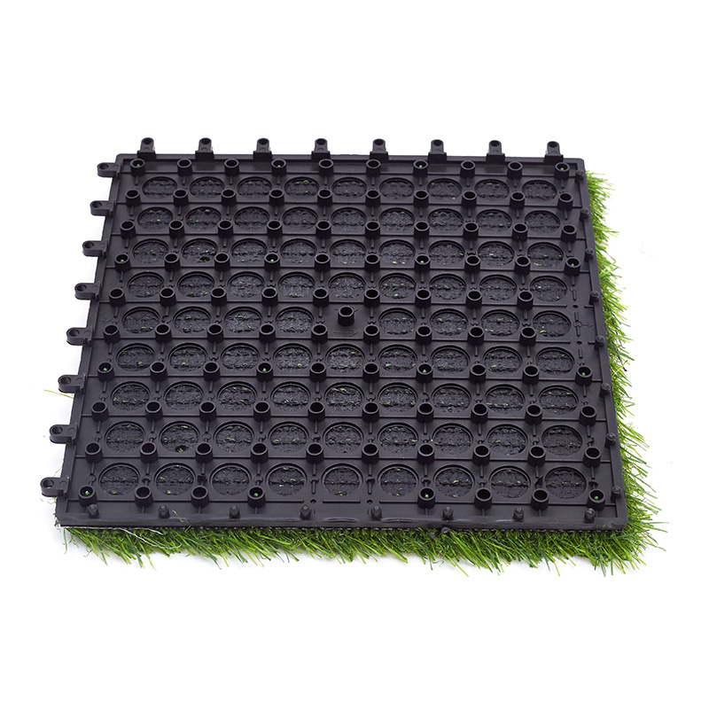 Grass turf puzzle artificial turf grass interlocking artificial grass tile