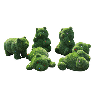 Artificial grass cut animal artificial grass animal topiary dog topiary fake artificial animal