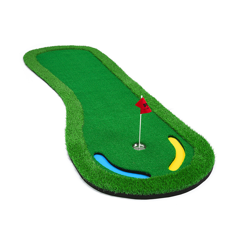 Most popular nylon artificial turf grass golf training golf swing hitting driving range mat