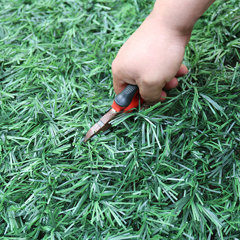 Artificial Grass Fence with 45x45 Mesh Size Wire Fence artificial plant fencing cable garden grass wall artificial grass