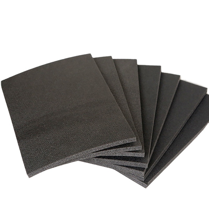 Black Thin Expanded Polyethylene Foam Sheets Packing Material Ixpe Crosslink Foam