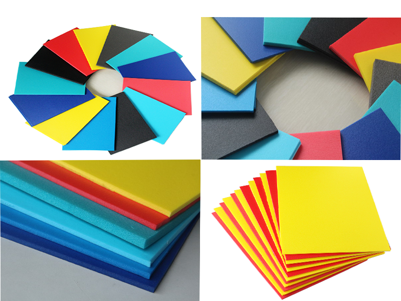 Multicolor Cross Linked Closed Cell Polyethylene Material PE Foam Manufacturer