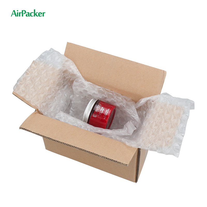 Packing Material Void Filling Air Cushion Pillow Air Inflatable Bag Four Rows Bubble Film Edge Protector Epack Foam Packaging PE