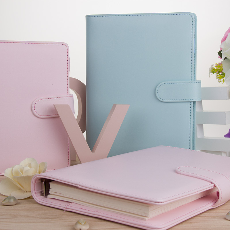 Wholesale A5 A6 Pu Leather Budget Binder Buckle Notebooks Cover Planner With Planner  Cash Envelope Ring Bound Planer