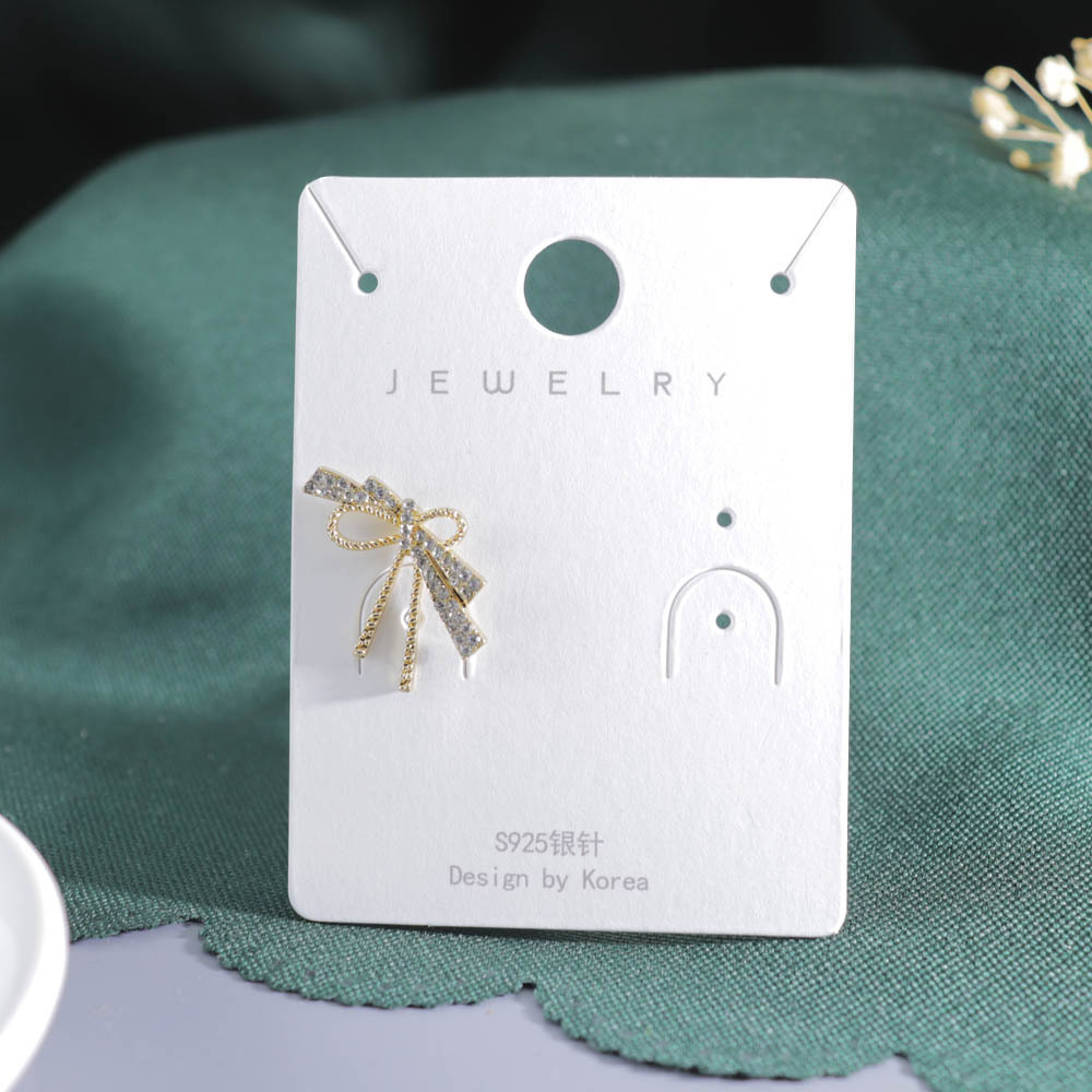 High Quality 600g Thicker Jewelry Packaging & Display Card Multi Style Stock Jewelry Earring Necklace Card With Custom LOGO