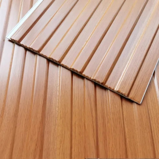 Tongue and Groove PVC Great Wall Panel Vinyl Laminated 3D Ceiling Design for Bedroom/Bathroom