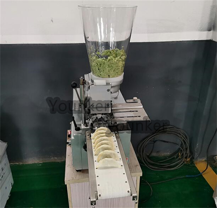 Semi Automatic Japanese Style Dumpling Making Gyoza Wrapping Machine