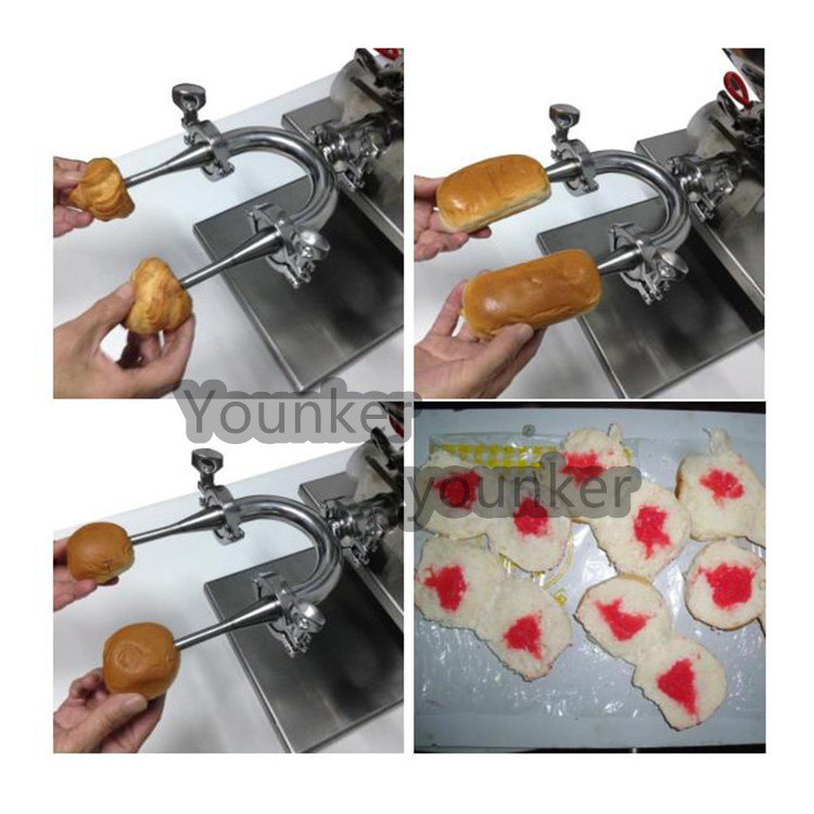 Industrial Chocolate Bread Processing Filling Machine Donut Butter Cream Jam Filling Machine Cake Cream Filling Machine