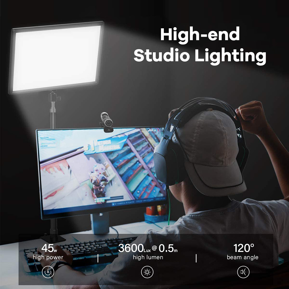 CYKE LED Video Light With Professional Remote Control Dimmable Panel Lighting Photo Studio Live Photography fill Lamp M24