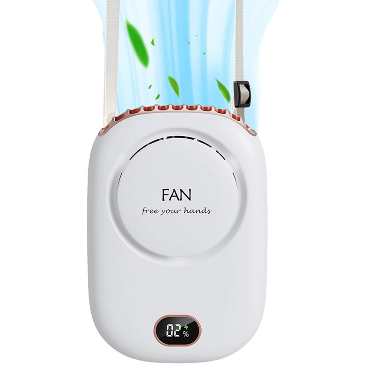 CYKE Neck Fan  with Cord Portable Handheld Mini Small Electric Fan 3 Speed Usb Chargeable Hanging Neck Fan Ventilador DQ203